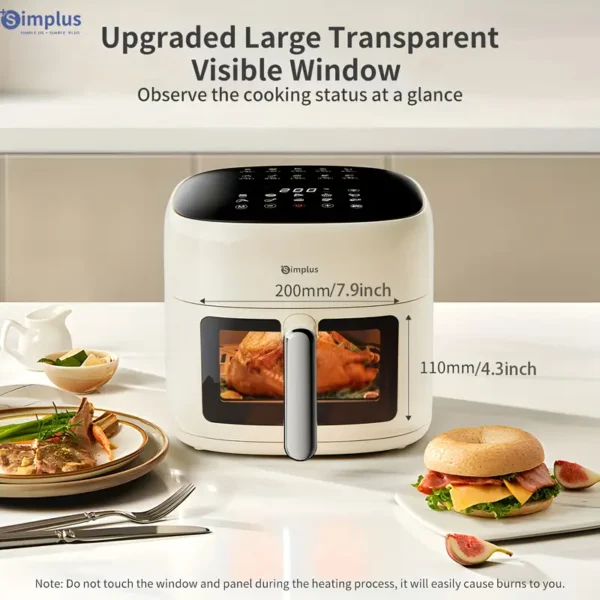 03d9ecb2-7109-434a-bb0e-0ffea30625e6 Simplus 6L Large Capacity Air Fryer