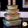 14f2fed4-eb5f-464a-93f7-288ad87b624d 4pcs Set Microwave Safe Food Storage Containers