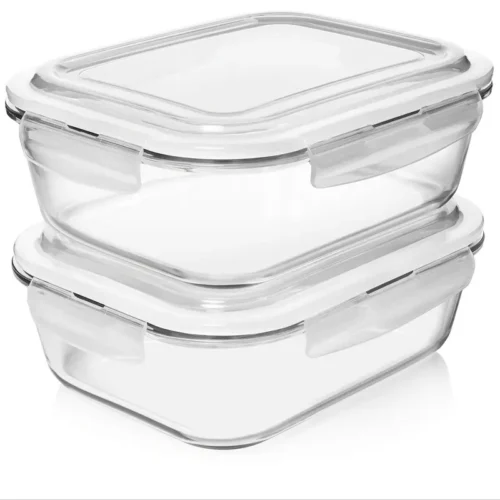 1b4e1d4e-b687-4ae5-a1f6-030a8353d0a0 Two-pack 2260ml Large Glass Baking Dish