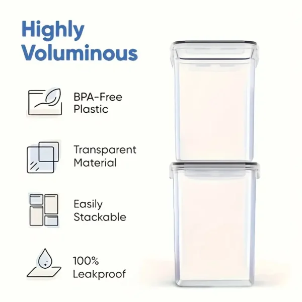 23c9a86e-c698-40c1-9a12-175649046232 THELiFE 5.2L Airtight Food Storage Jars