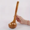 Large Wooden Spoon with Ergonomic Handle