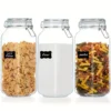53cb55dc-fada-42b4-a26b-7fbf363d3aa8 Airtight Glass Canister Set of 3 with Lids