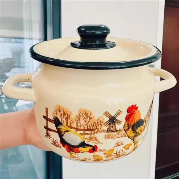 54ddad58d6bf4655ba4def8e4b5ebbd6-goods 2L Enamel Stovetop Pot