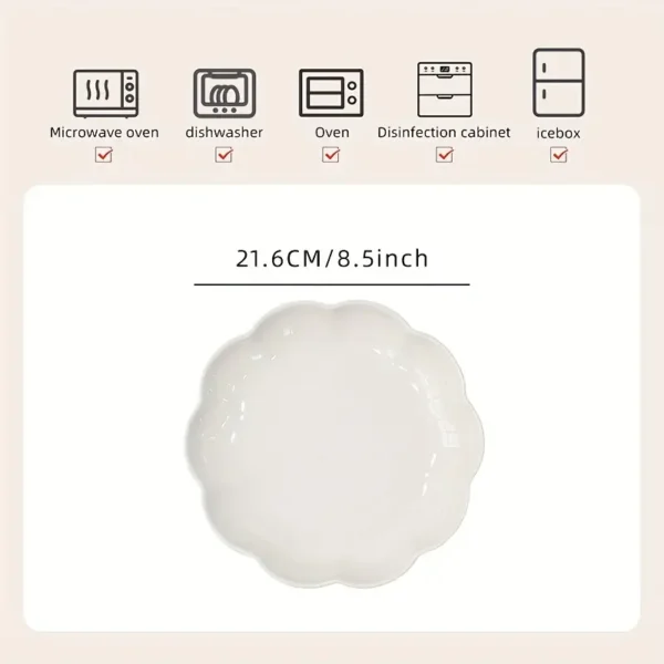 6cbeb933-9826-465a-8e7b-484c82b01f5b 4pcs Ceramic Dinner Plate Set