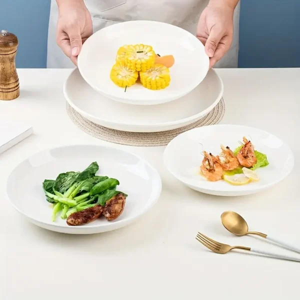 749d566d-0190-476c-9f04-3c375ae32cb6 Large White Ceramic Plates