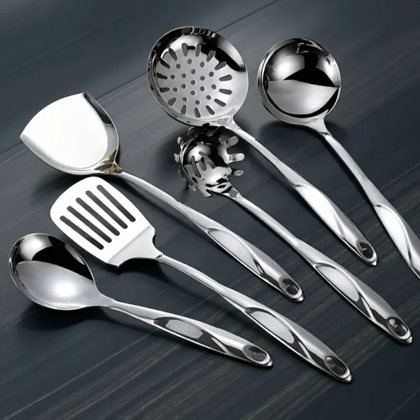 6pcs High-Quality Stainless Steel Kitchen Utensil Set