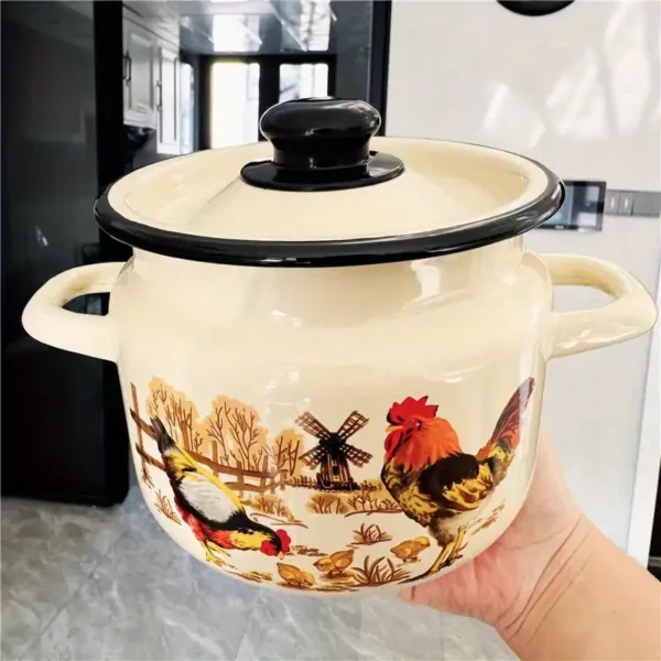 e3cfe8779b5e42d0a9439d8bc49c8803-goods 2L Enamel Stovetop Pot