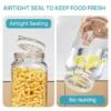 e810d89a-5cfa-4d92-a7c5-0aaee5cd25c5 Airtight Glass Canister Set of 3 with Lids